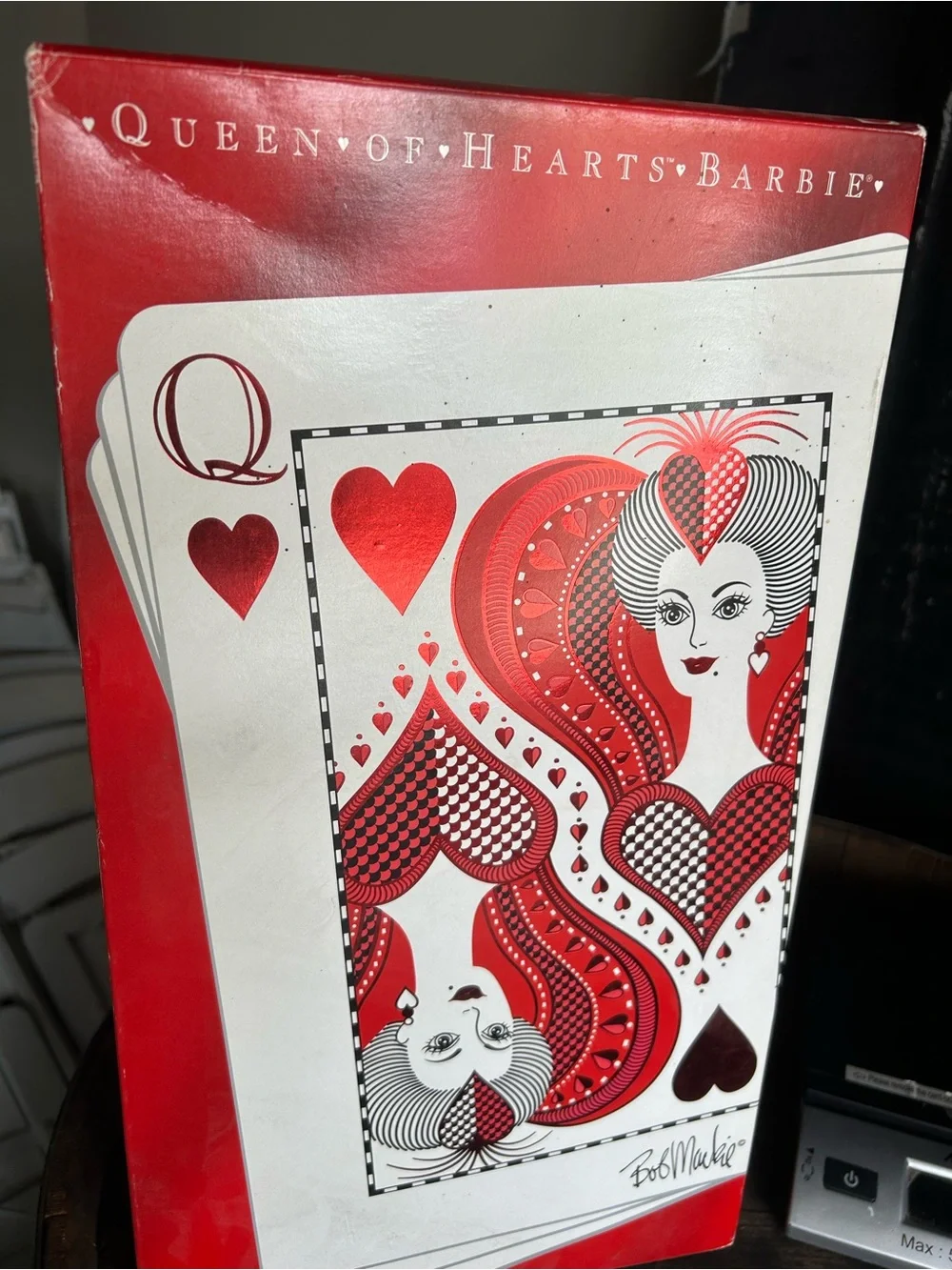 Queen of Hearts Bob Mackie Barbie Doll box as is condition